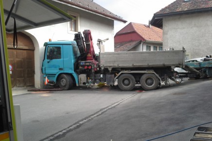 Désincarcération sur un camion à Saint-Georges