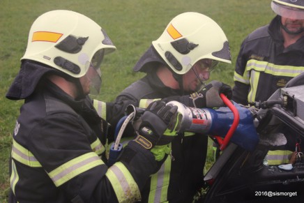 Désincarcération suite à un accident sur une RC du Pied du Jura