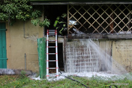 Feu de bâtiment annexe à Echandens