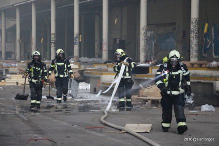 Feu d’entrepôt à Etoy