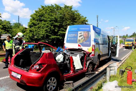 Désincarcération à la suite d’un accident à la sortie d’autoroute à Morges