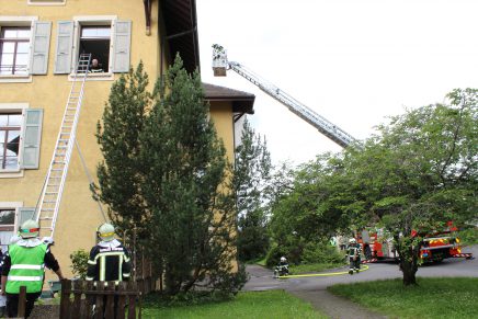 Exercice: Feu de combles à l’Espérance d’Etoy