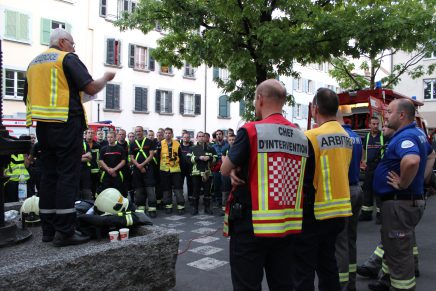 Évacuation de la Coop à Morges pour un exercice