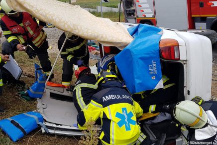 Exercice désincarcération en collaboration avec USR Ambulances