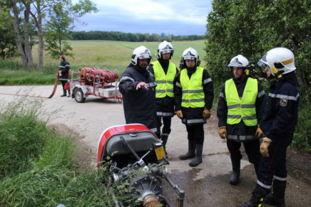 La moto-pompe, b.a.-ba du pompier