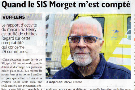 Journal de Morges – Quand le SIS Morget m&rsquo;est compté