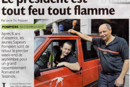 Journal de Morges – Le président est tout feu tout flamme