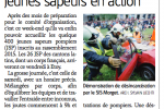 Quotidien La Côte – Jeunes sapeurs en action (RA15)