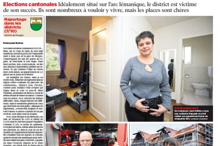 24 Heures – A Morges, la crise du logement plombe toute une région
