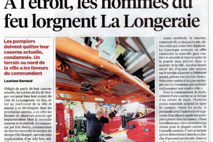 24 Heures – A l&rsquo;étroit, les hommes du feu lorgnent la Longeraie