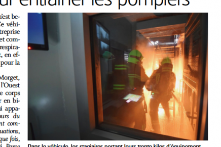 Quotidien La Côte – Un camion-école pour entraîner les pompiers