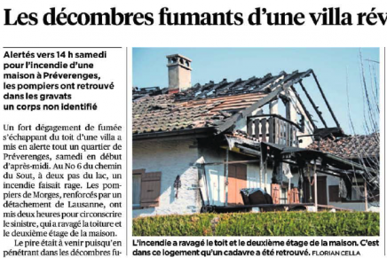 24 Heures – Un corps sans vie