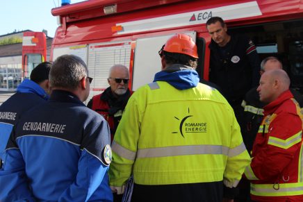 Quotidien de La Côte: Un transformateur de Romande Energie s’embrase