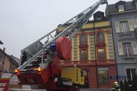 Feu de cheminée à Morges