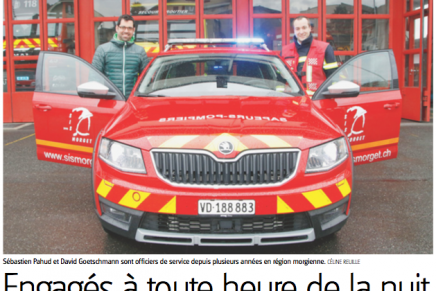 Quotidien La Côte – Les officiers de service