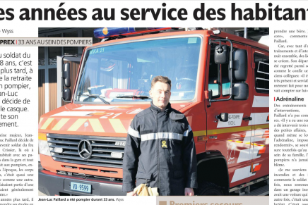 Journal de Morges – Portrait d’un retraité et d’une femme active