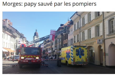 lacote.ch – Papy sauvé par les pompiers