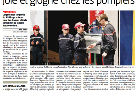 Quotidien La Côte – Joie et grogne chez les pompiers