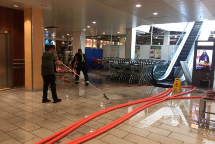 Presse – Inondation aux Charpentiers à Morges